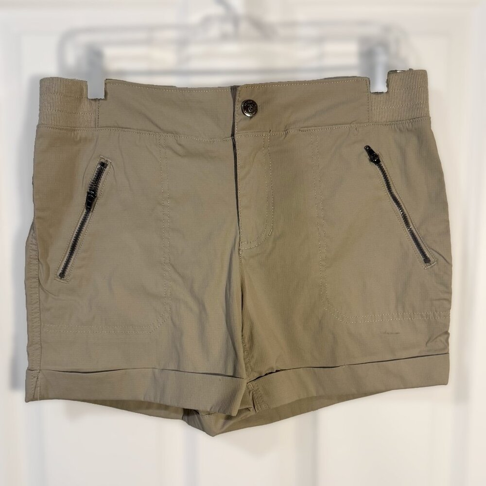 Tangerine Women Outdoor Active Trek Shorts Stretch Ripstop Summer Short Size M